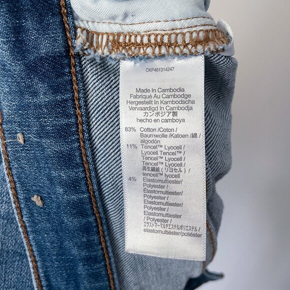 Madewell Cali Demi Boot Jeans in Dorrance Wash: Tencel Denim Edition Size 29 - Picture 10 of 13